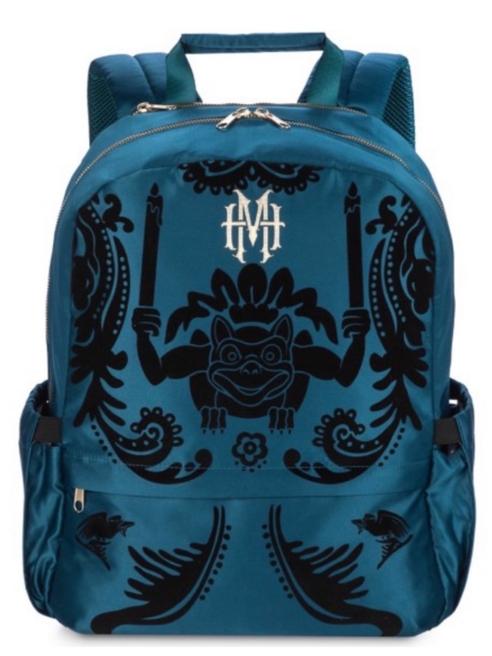 Disney Haunted Mansion Gargoyle Wallpaper Backpack NWT - Picture 1 of 6